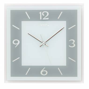 HORLOGE EN VERRE IMPRIME...