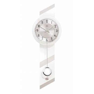 PENDULE DESIGN BOIS BLANC...