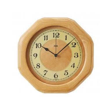 HORLOGE EN BOIS AMS - 5859/18