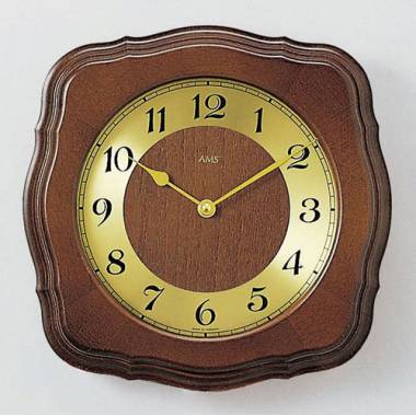 HORLOGE EN BOIS AMS - 5862/1