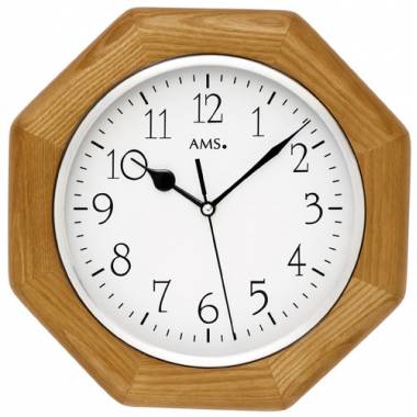 HORLOGE EN BOIS AMS - 5512