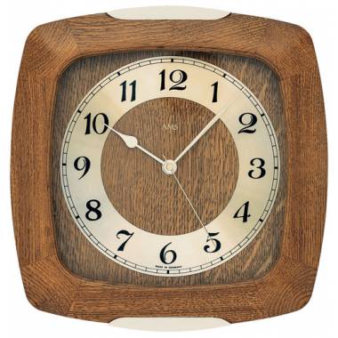 HORLOGE EN BOIS AMS - 5804/4