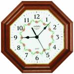 Horloge murale en bois