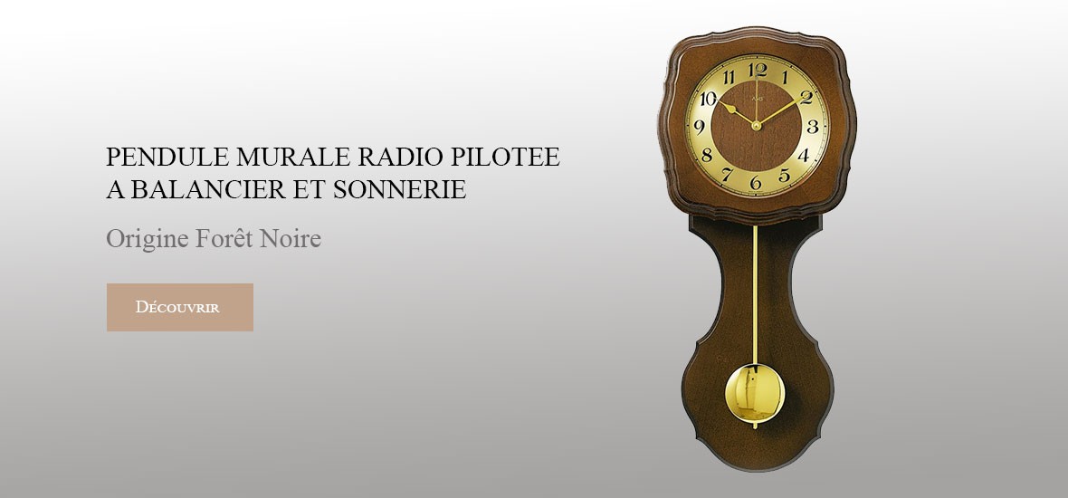 Pendules Bois Radio-pilotée 5162 